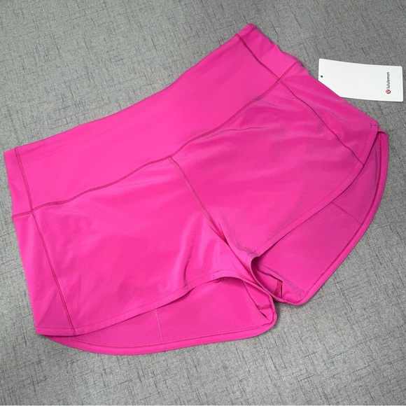 Lululemon Speed Up High Rise Athletic Shorts Sonic Pink NWT - Picture 4 of 9